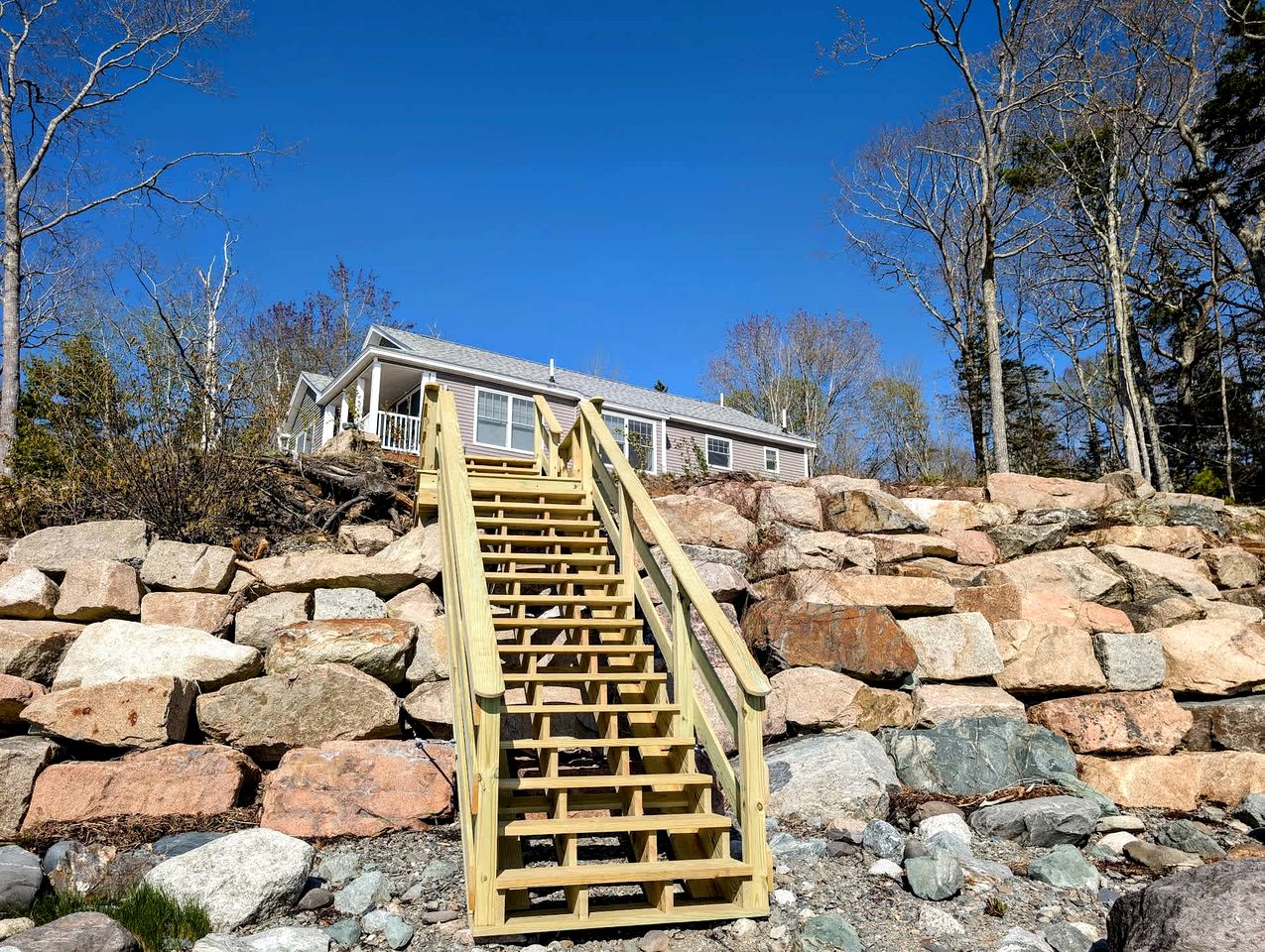 Stunning Waterfront Beach House with Private Beach and Fire Pits near Bar Harbor, Ellsworth Maine