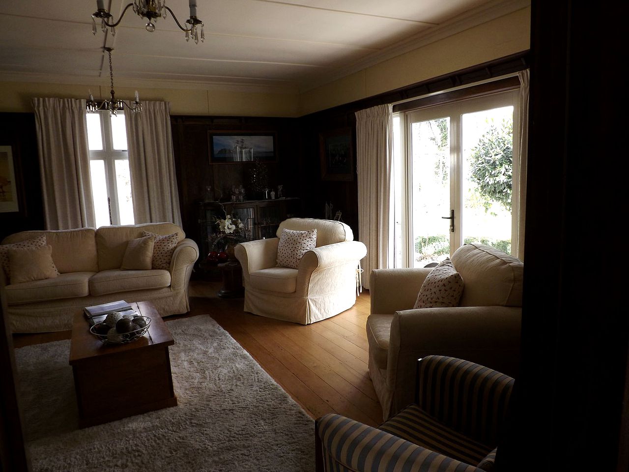 Beautiful Accommodation with Fireplace on Historic Sheep Farm in Amberley, New Zealand