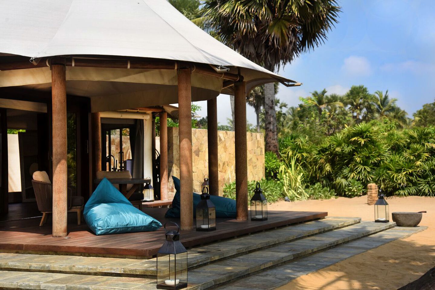 Tented Cabin with a Private Garden for a Romantic Getaway to Kalkudah Beach, Sri Lanka