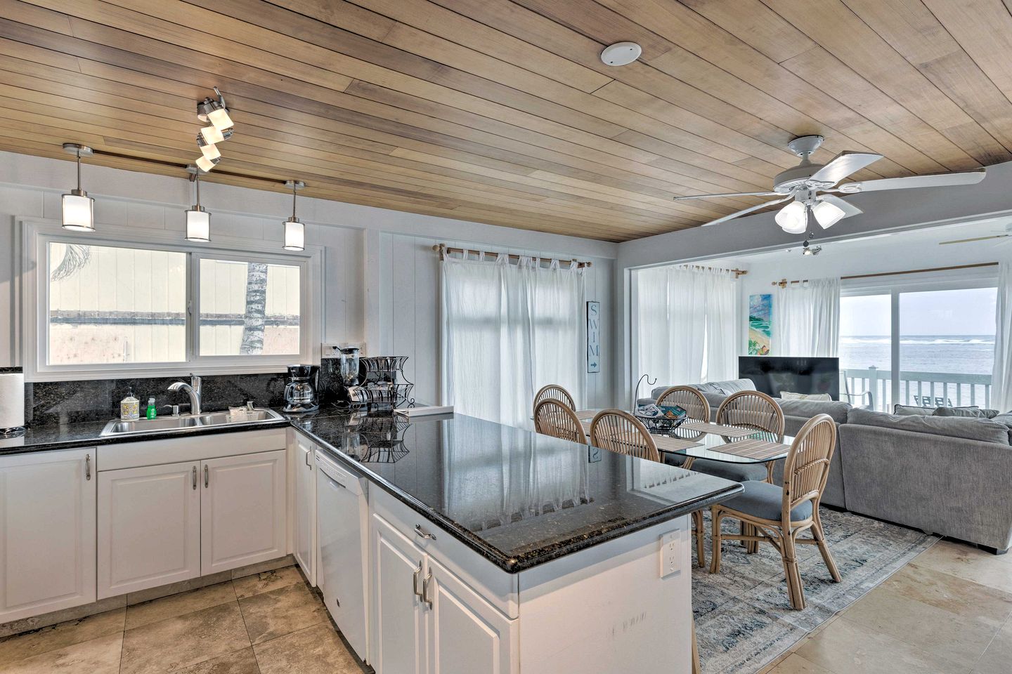 Chic Beach House with Incredible Views Perfect for Water Sports in Anahola, Hawaii