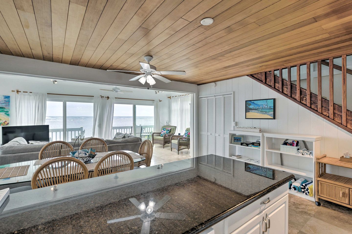 Chic Beach House with Incredible Views Perfect for Water Sports in Anahola, Hawaii