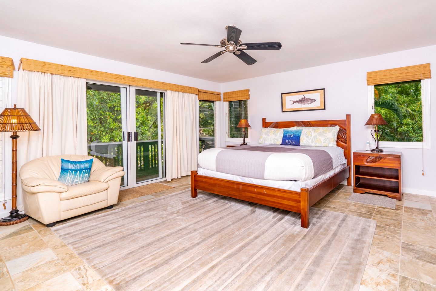 Extraordinary Tree House with Screened-In Lanai and Frontage Along the Wainiha River, Kauai, Hawaii