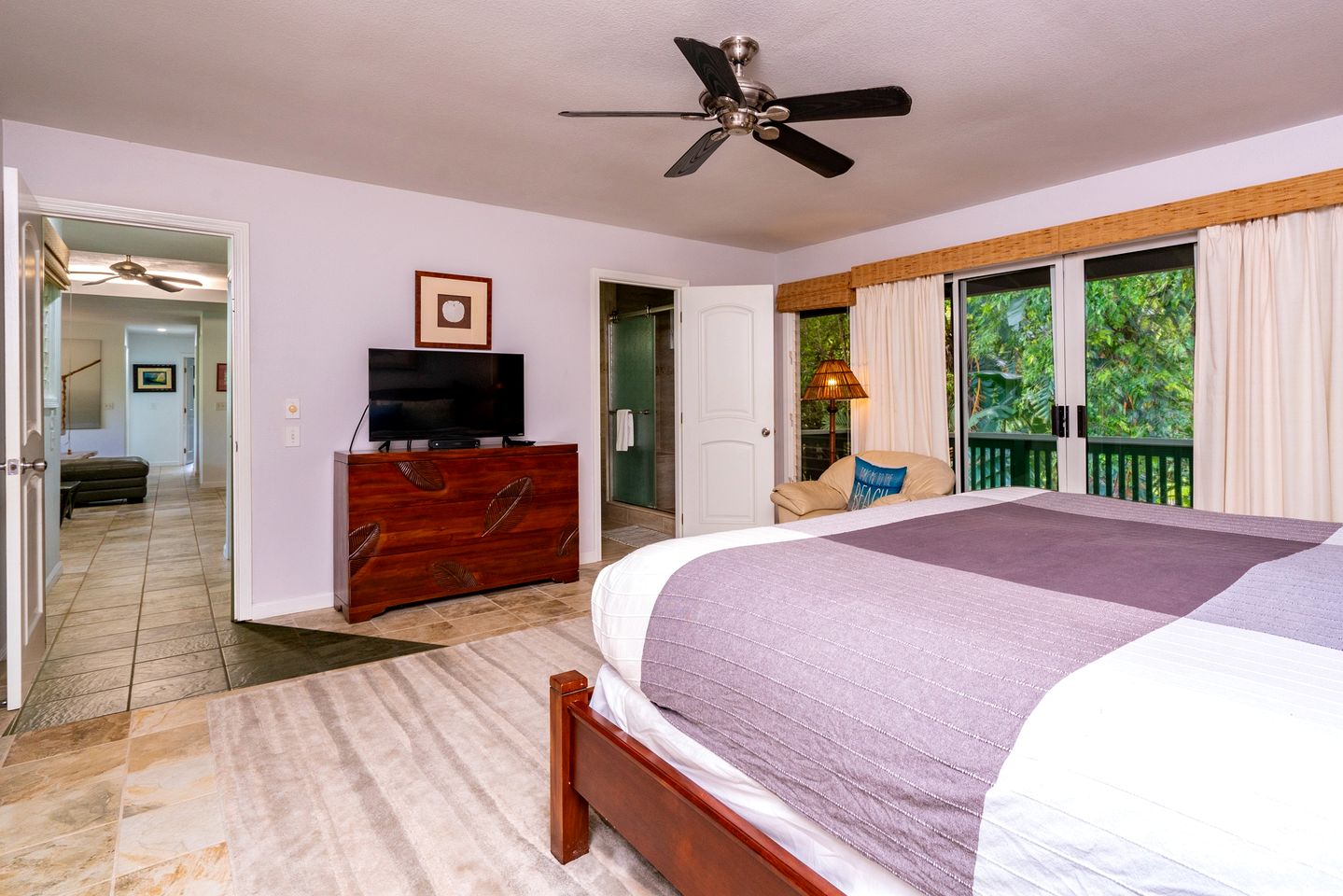 Extraordinary Tree House with Screened-In Lanai and Frontage Along the Wainiha River, Kauai, Hawaii