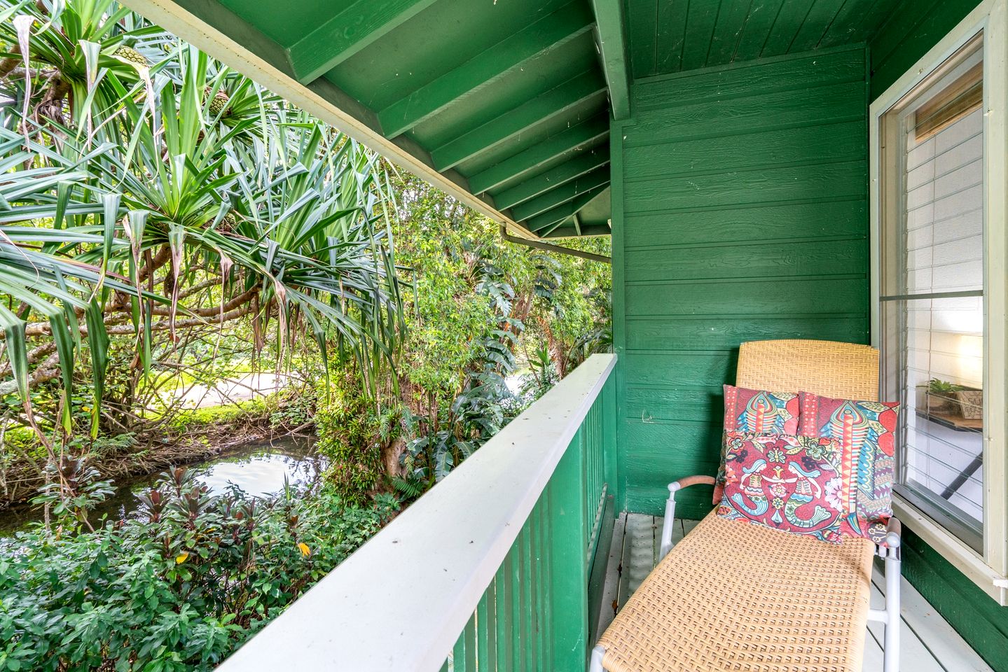 Extraordinary Tree House with Screened-In Lanai and Frontage Along the Wainiha River, Kauai, Hawaii