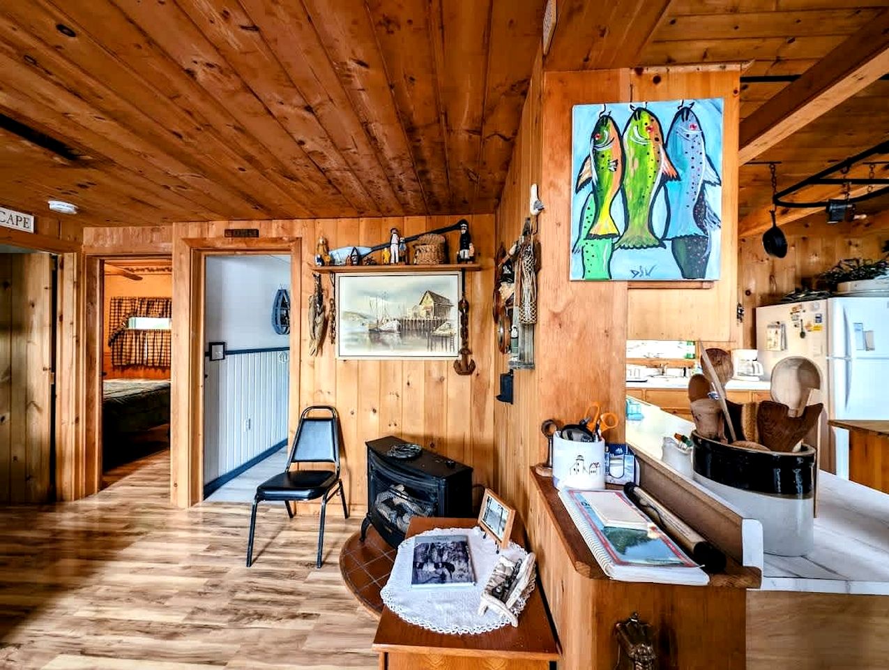 Stunning Waterfront Cabin on Flanders Pond for an Amazing Family Adventure in Sullivan, Maine