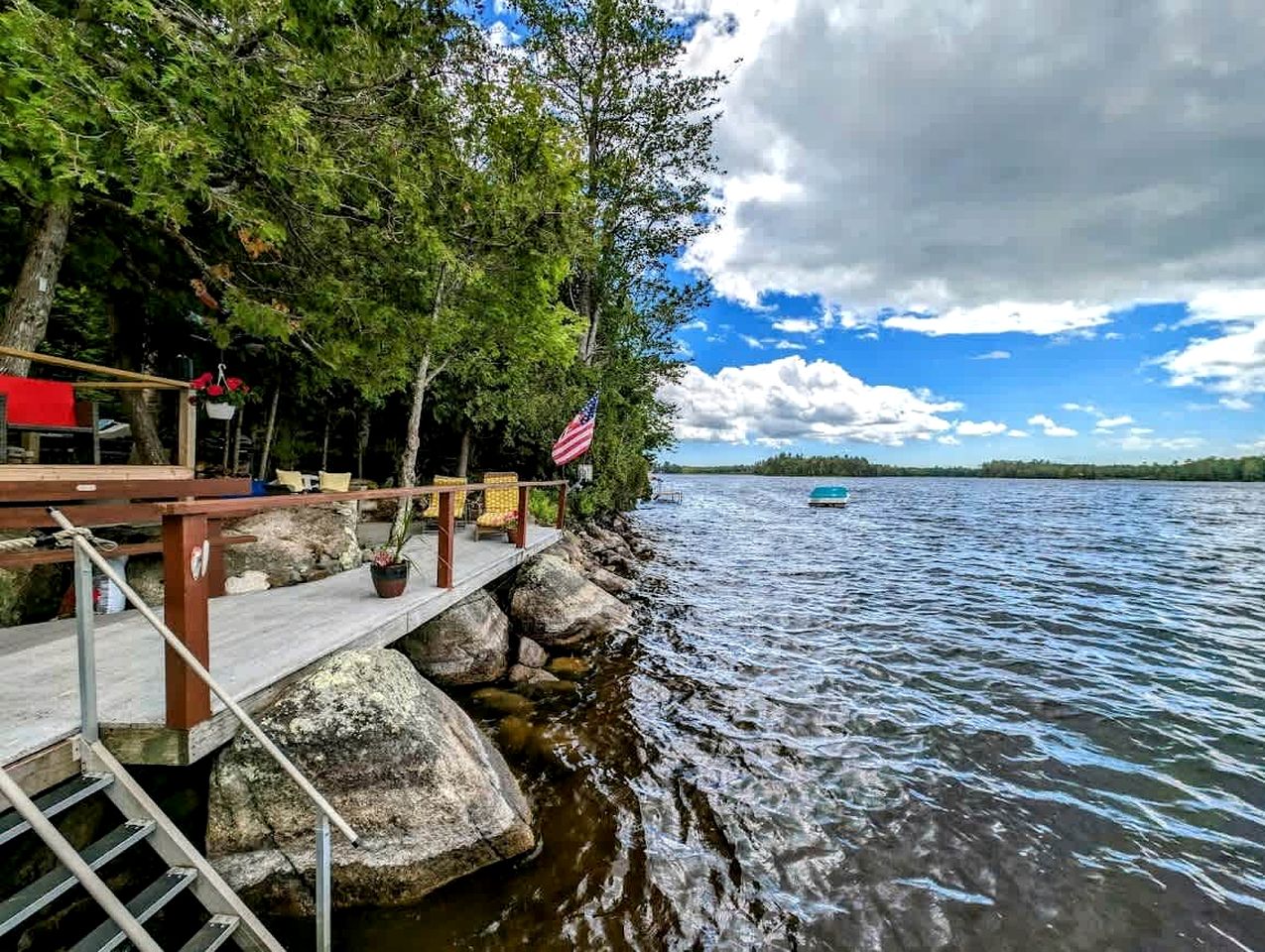 Stunning Waterfront Cabin on Flanders Pond for an Amazing Family Adventure in Sullivan, Maine