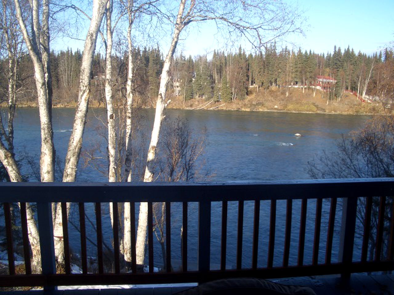 Spacious Riverside Cabin Rental with Gorgeous Woodland Views on Alaska's Kenai Peninsula
