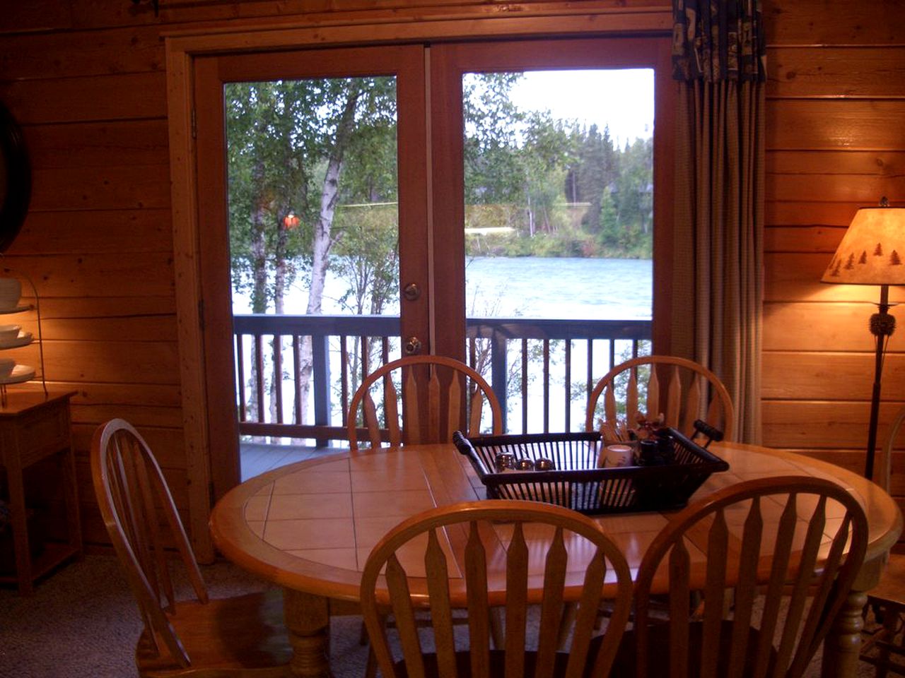 Comfortable Rustic Cabin Rental with a Sauna and a Fire Pit on Alaska's Kenai River