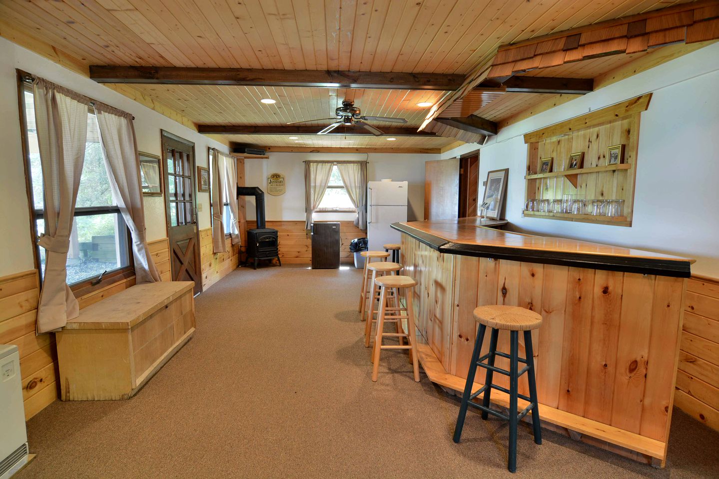 Spacious Cottage with Luxury Amenities For a Family Fun Glamping Experience near Lake Namekagon, Wisconsin