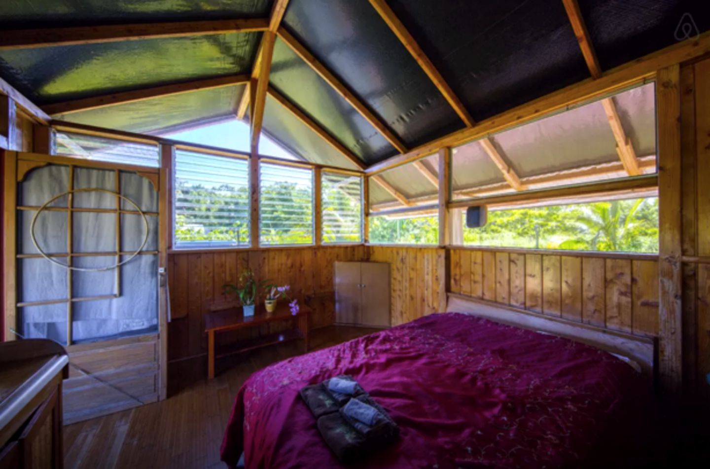 Studio Cabin Rental Nestled in the Puna Rainforest on Hawaii's Big Island