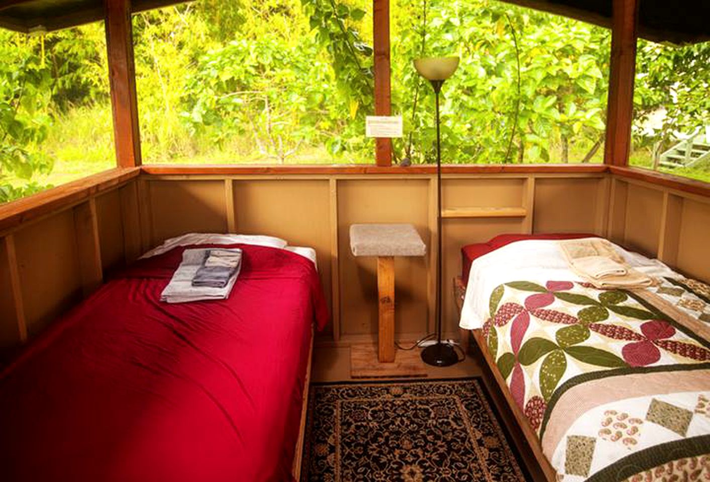 Family-Friendly Camping Cabin with Jungle View on the Big Island, Hawaii