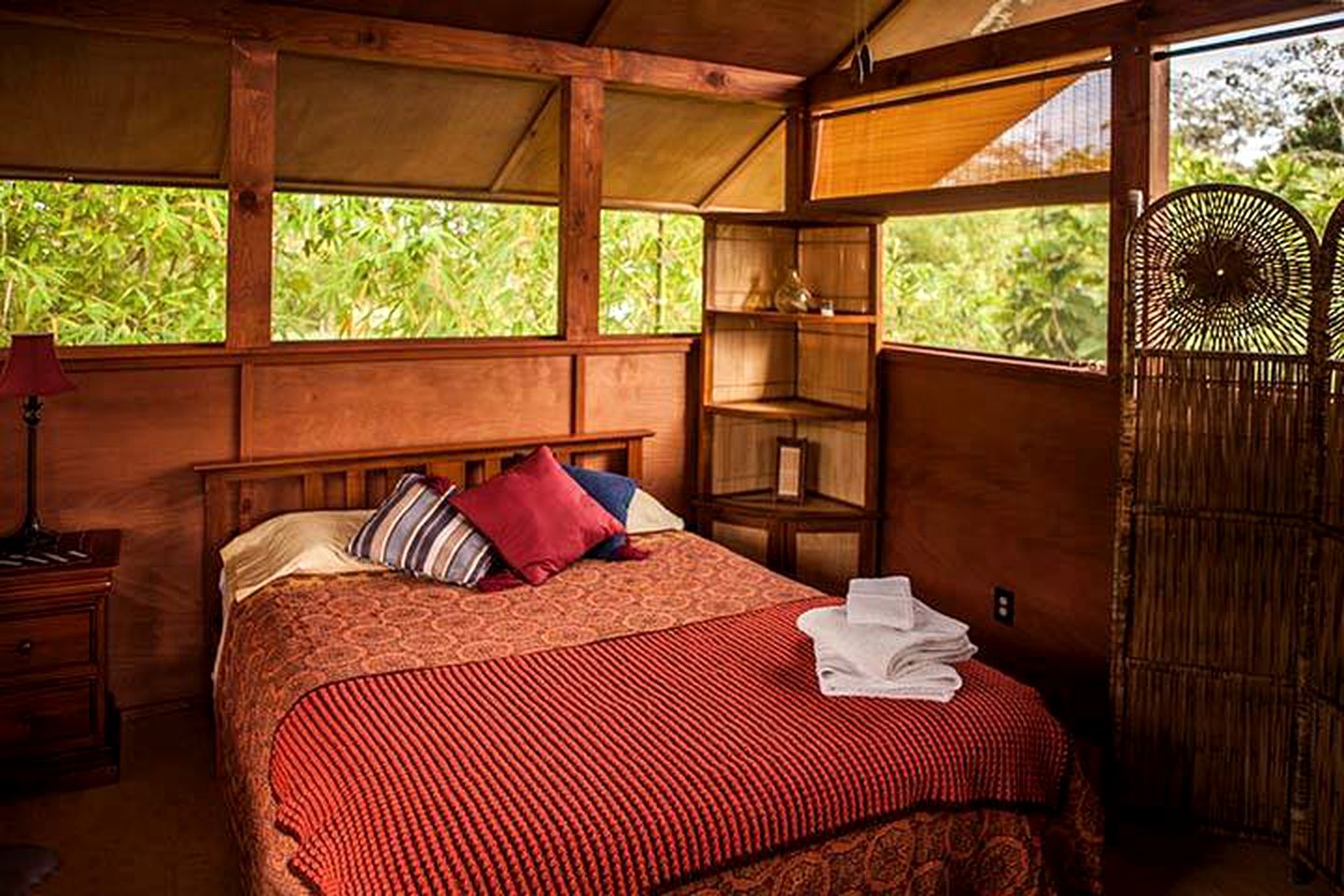 Family-Friendly Camping Cabin with Jungle View on the Big Island, Hawaii