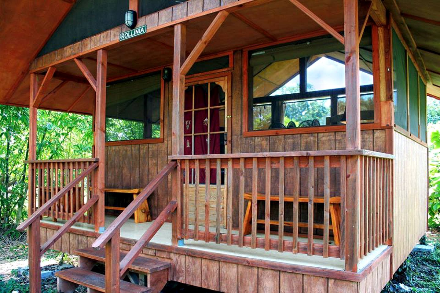 Family-Friendly Camping Cabin with Jungle View on the Big Island, Hawaii