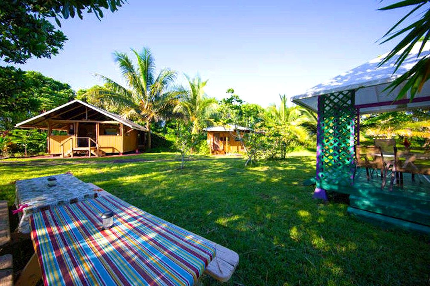 Family-Friendly Camping Cabin with Jungle View on the Big Island, Hawaii