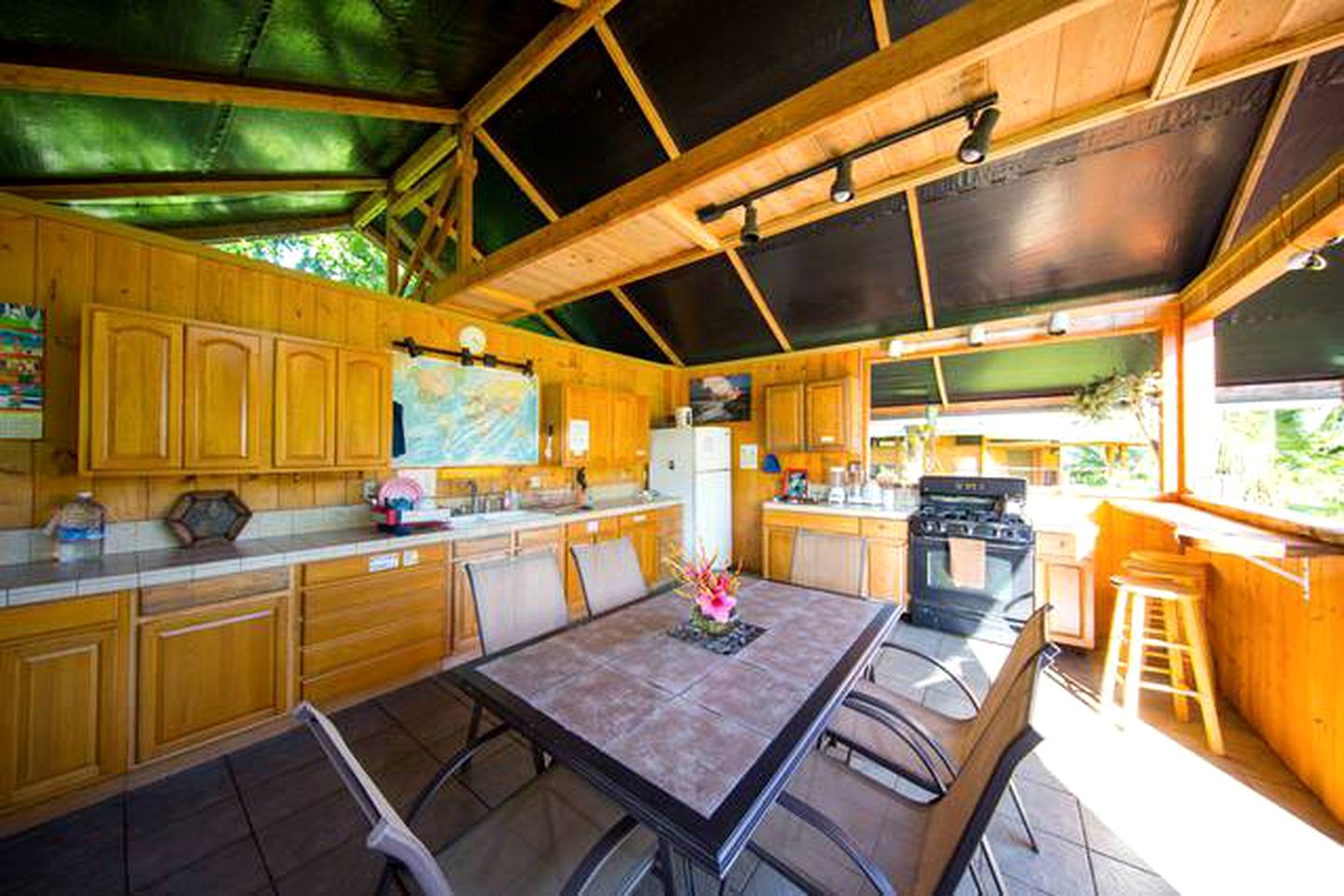 Family-Friendly Camping Cabin with Jungle View on the Big Island, Hawaii