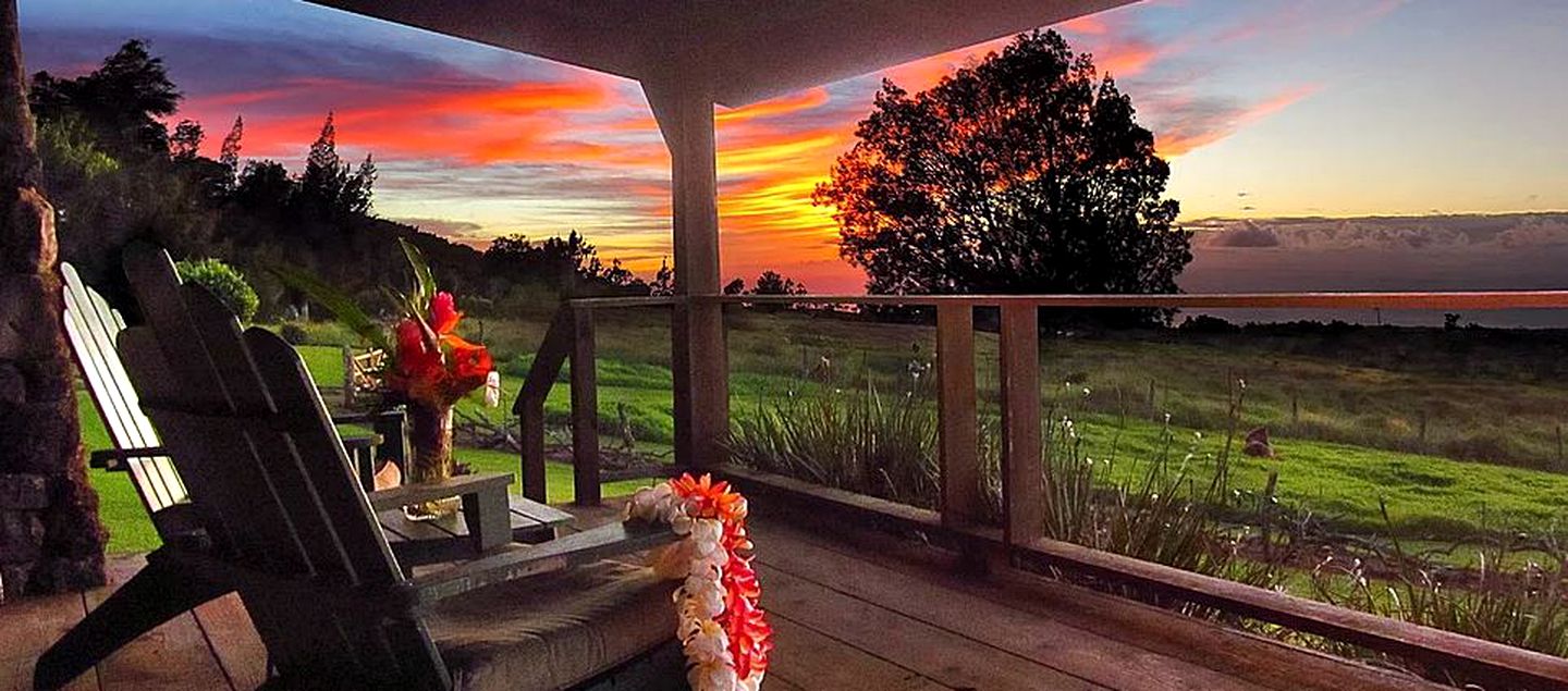 Tropical Nature Lodge with Incredible Views near Kohala Forest Reserve in Hawaii