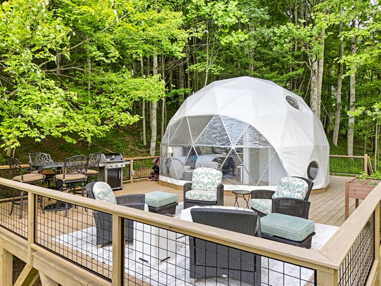 Spectacular Dome Surrounded by Beautiful Nature in North Carolina
