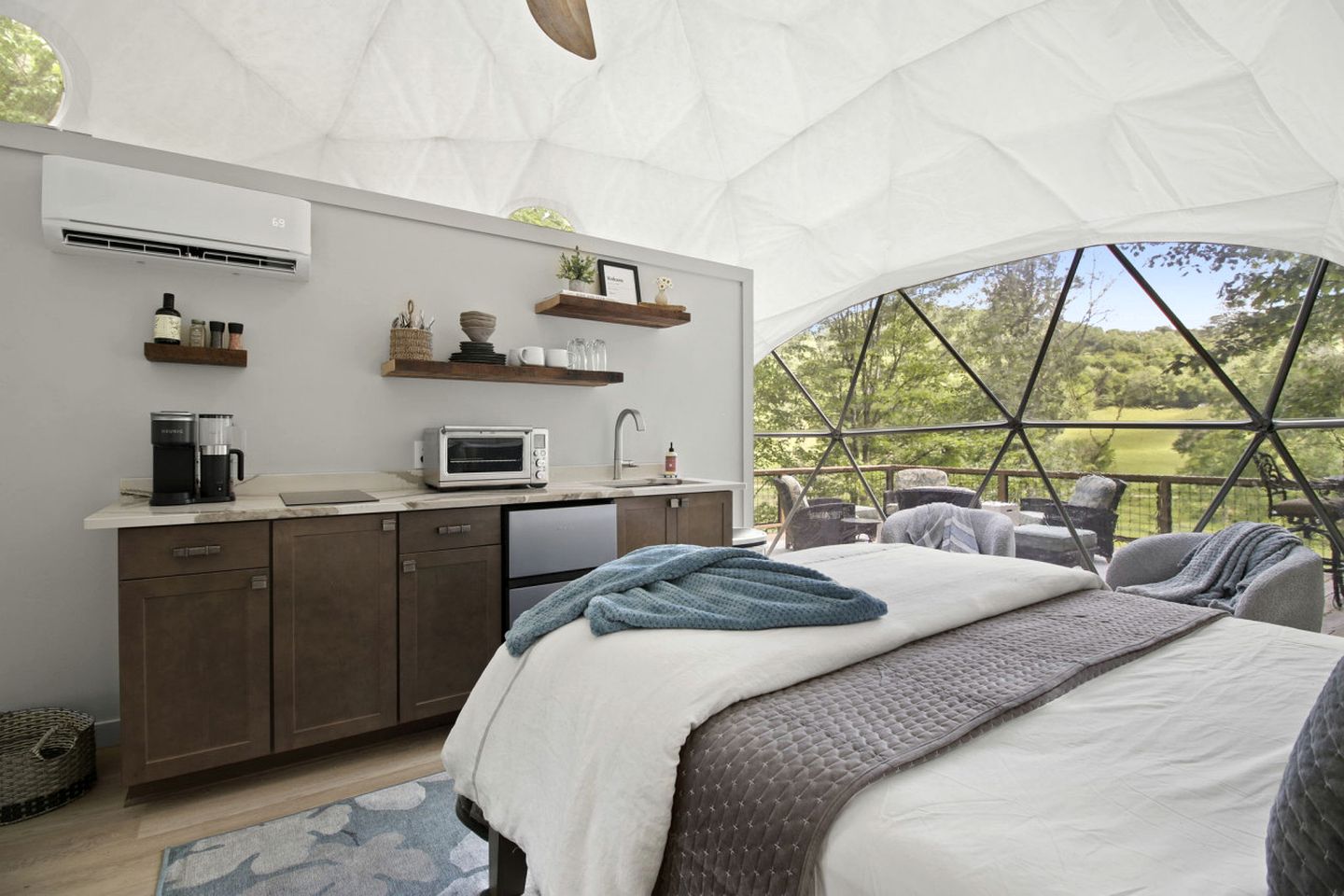 Spectacular Dome Surrounded by Beautiful Nature in North Carolina