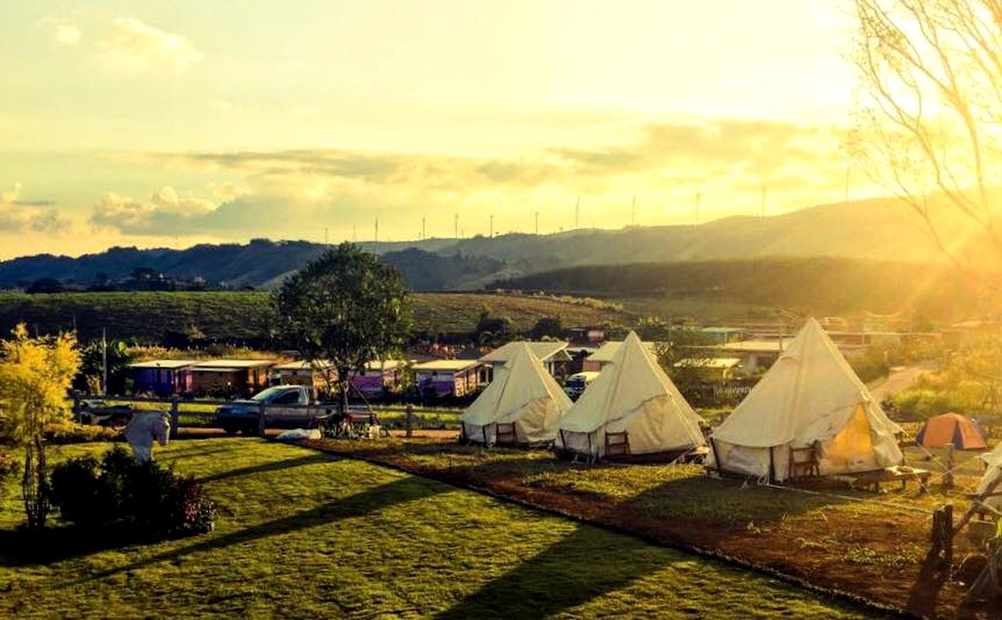 Superb Bell Tent Getaway with Breathtaking Views near Nam Nao National Park, Thailand