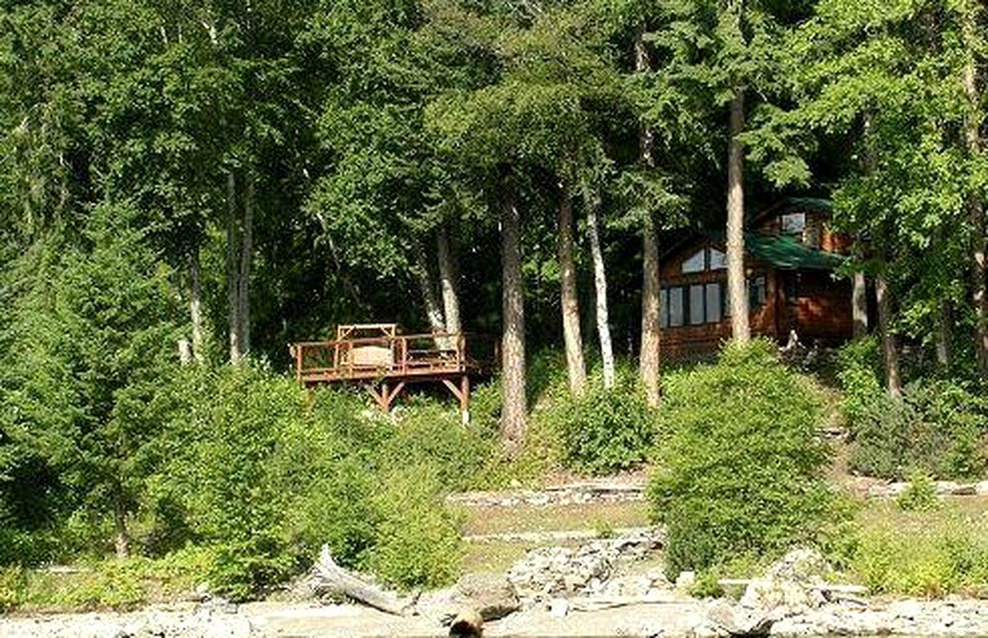 Secluded Lakefront Cabin Rental on Kootenay Lake with Private Beach, British Columbia