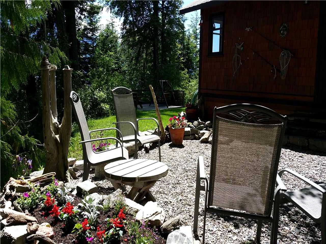 Secluded Lakefront Cabin Rental on Kootenay Lake with Private Beach, British Columbia