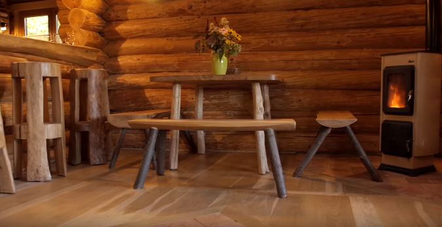 Rustic Log Cabin Rental Tucked Away in the Woods in the Corrèze Region of France