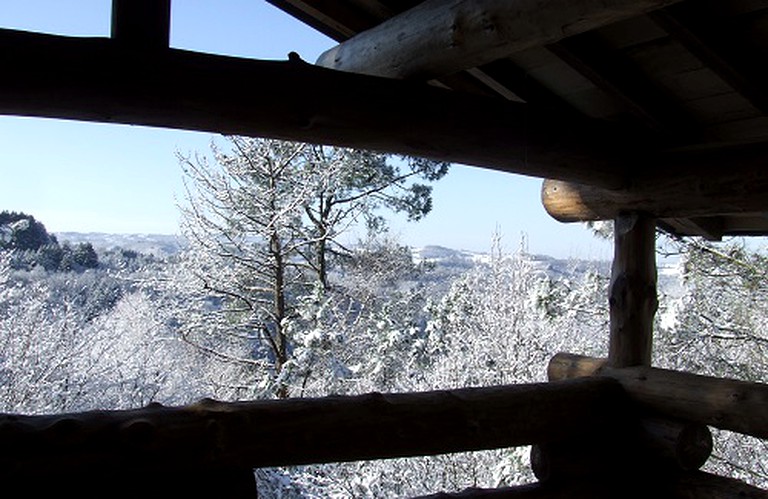 Log Cabins (Saint-Martial-de-Gimel, Nouvelle-Aquitaine, France)