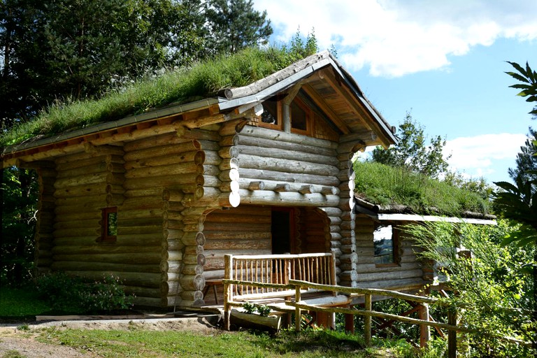 Log Cabins (Saint-Martial-de-Gimel, Nouvelle-Aquitaine, France)