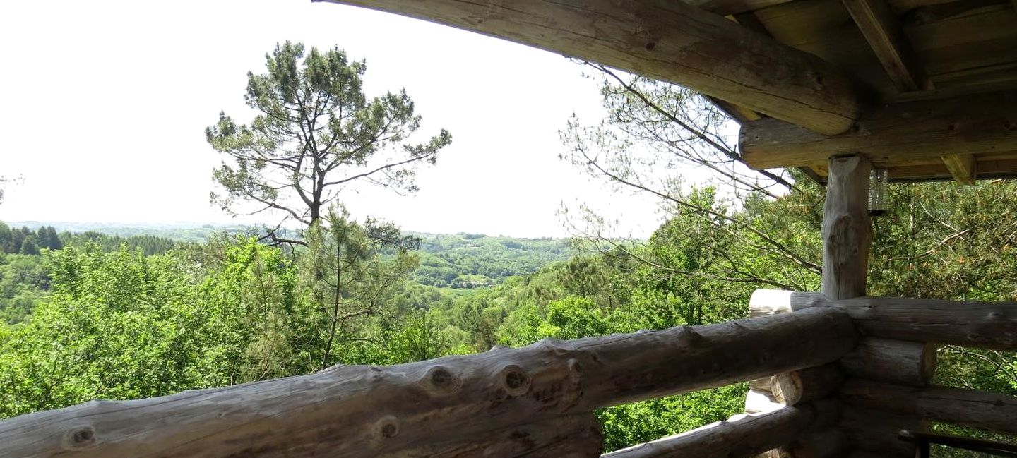 Rustic Log Cabin Rental Tucked Away in the Woods in the Corrèze Region of France
