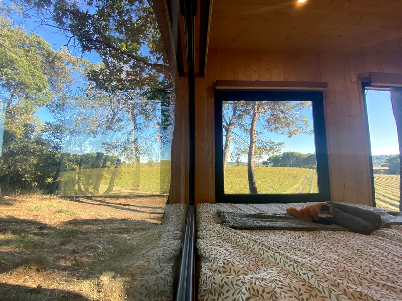 Scenic Eco Tiny Home with Sunrise & Lavender Views near the Rhône River, Mondragon, France