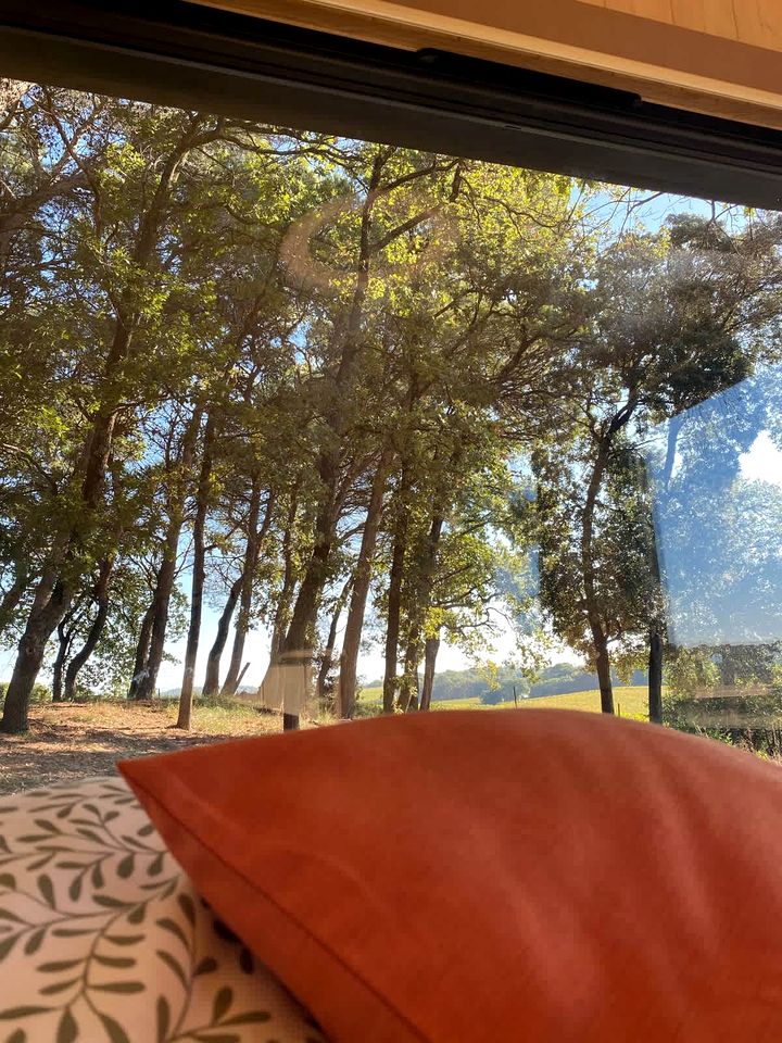 Scenic Eco Tiny Home with Sunrise & Lavender Views near the Rhône River, Mondragon, France