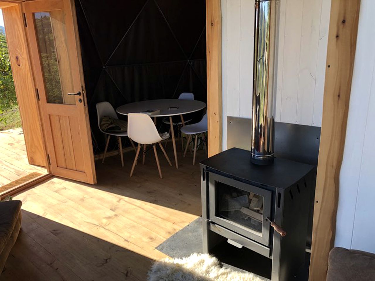 Unique Glamping Experience in Bright Dome in Patagonia, Argentina