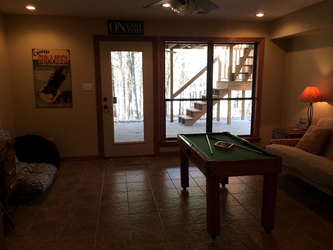 Spacious Lakefront Camping Cabin with Private Dock near Petit Jean State Park, Arkansas