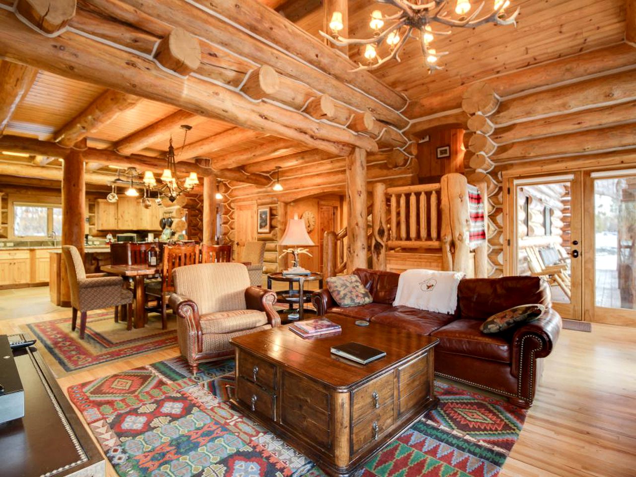 Fairytale Log Cabin near Brundage Mountain in Idaho