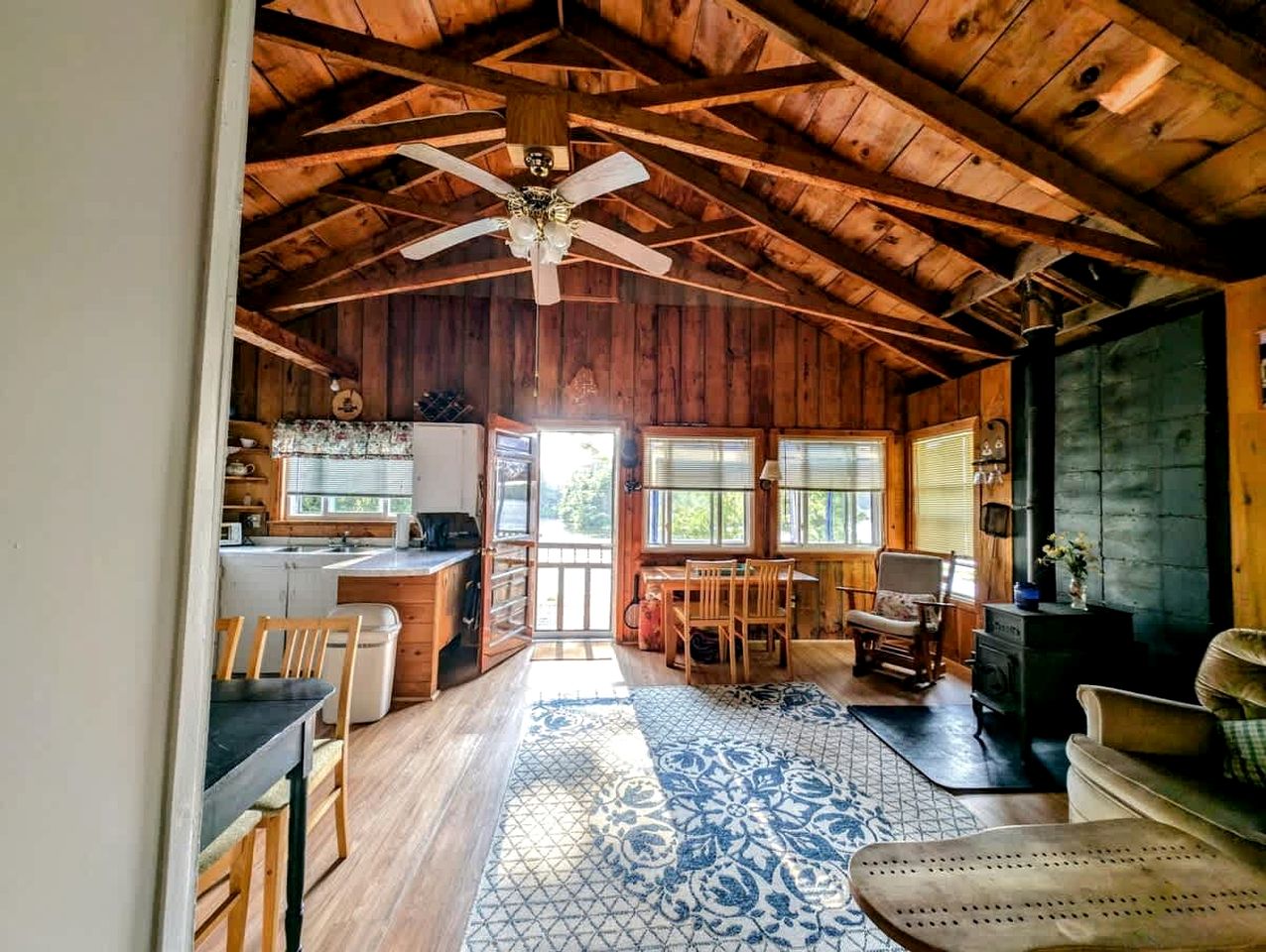 Gorgeous Waterfront Cabin for an Unforgettable Family Vacation by Georges Pond in Franklin, Maine