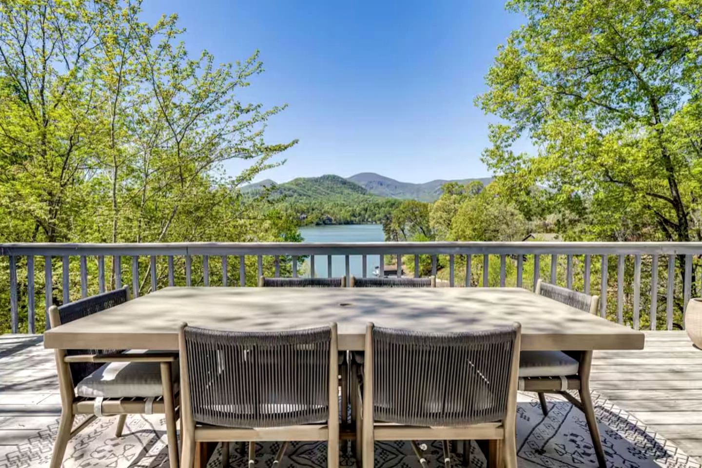 Lakeview Retreat with Expansive Deck & Cozy Fireplaces in Lake Lure, North Carolina