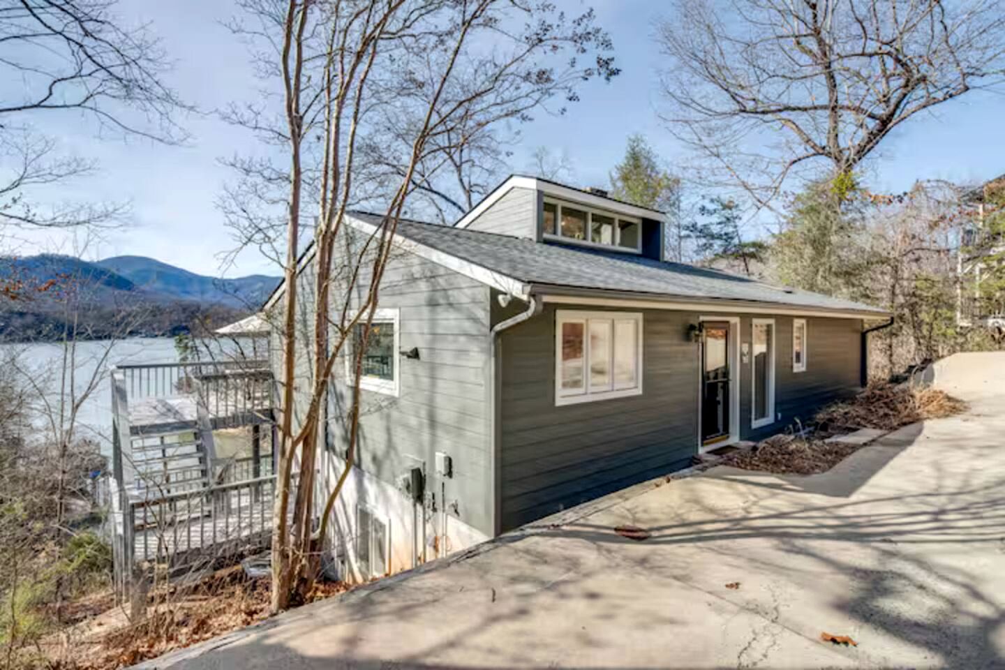 Lakeview Retreat with Expansive Deck & Cozy Fireplaces in Lake Lure, North Carolina