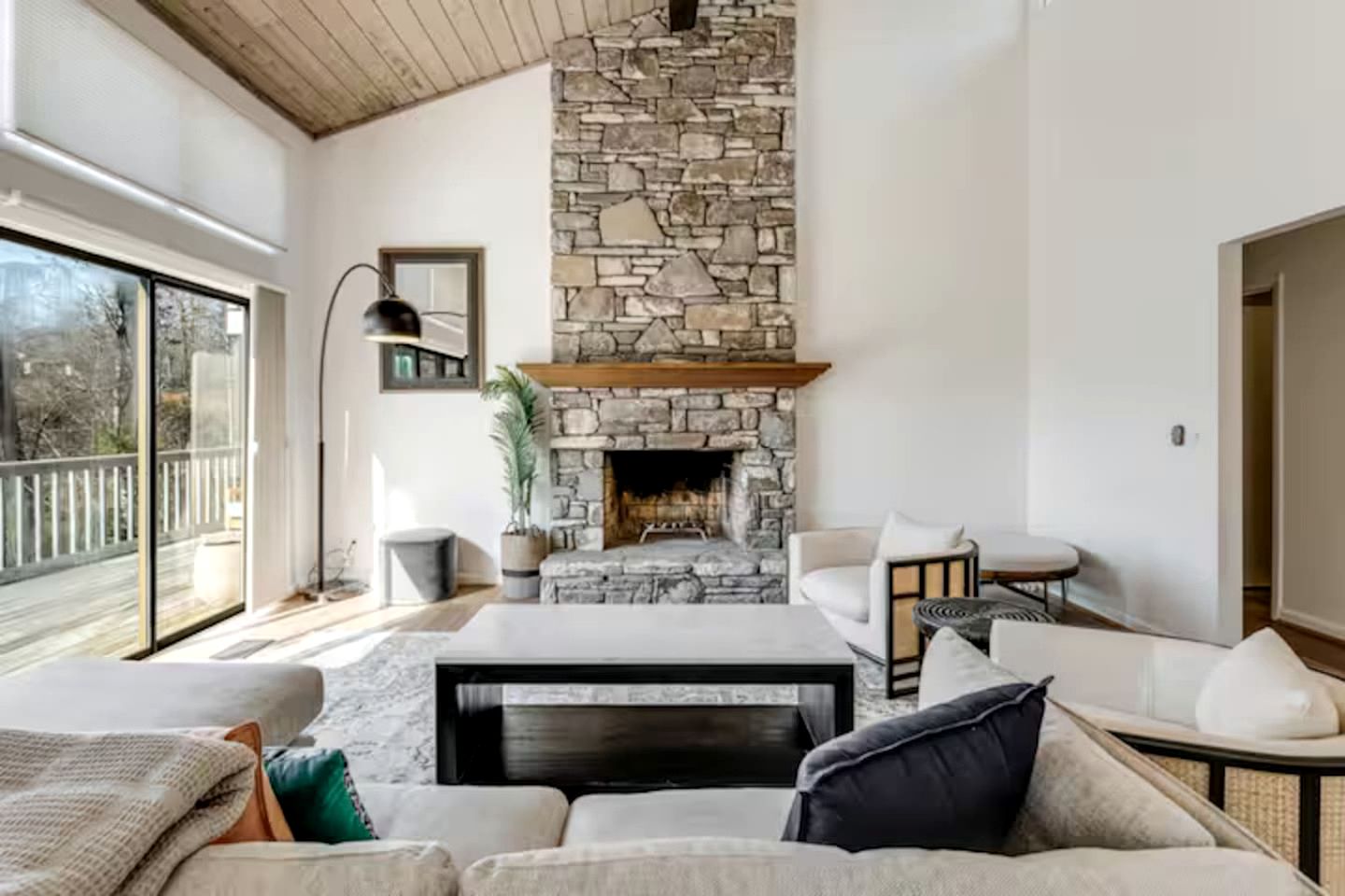 Lakeview Retreat with Expansive Deck & Cozy Fireplaces in Lake Lure, North Carolina