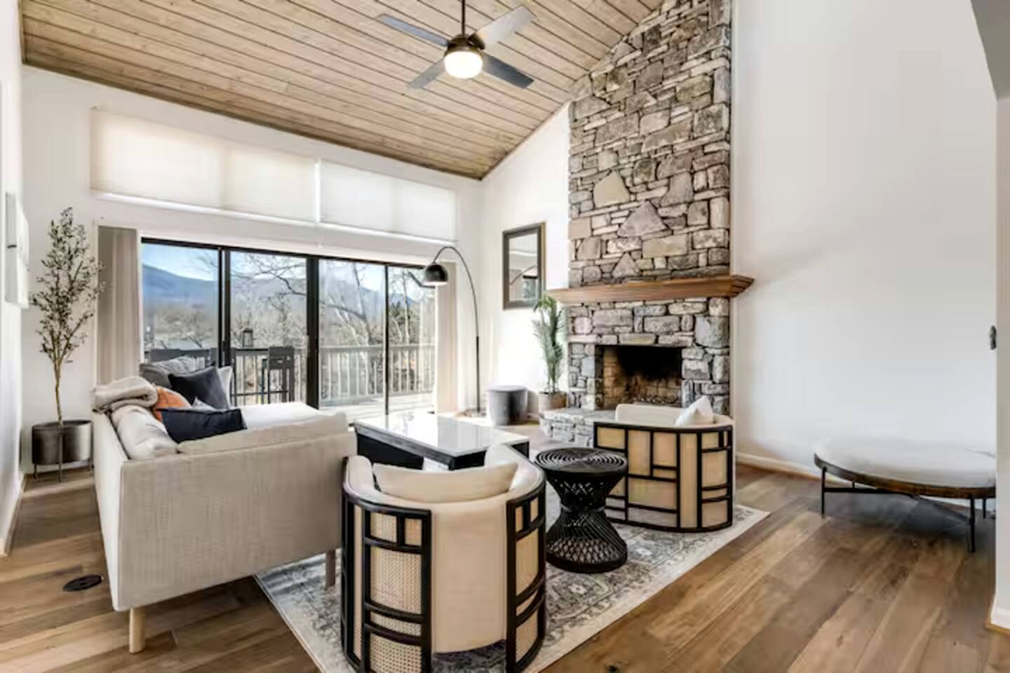 Lakeview Retreat with Expansive Deck & Cozy Fireplaces in Lake Lure, North Carolina