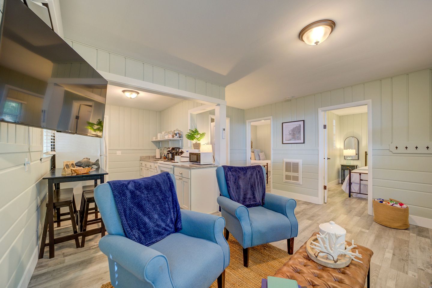 Lake Michigan Retreats in this Charming Cabin Rental with Fire-Pit