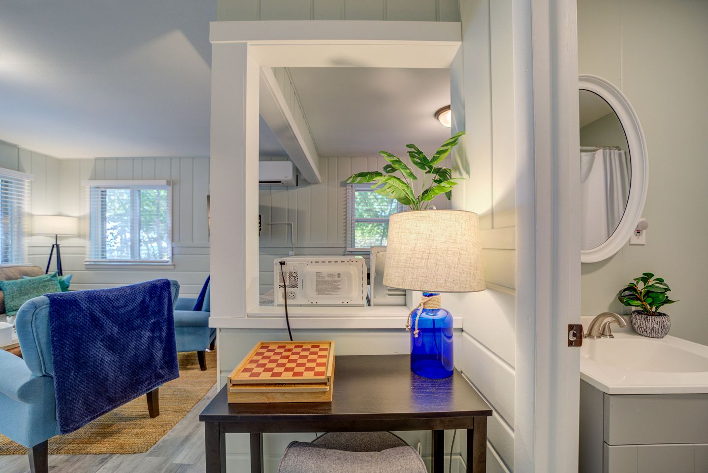 Lake Michigan Retreats in this Charming Cabin Rental with Fire-Pit