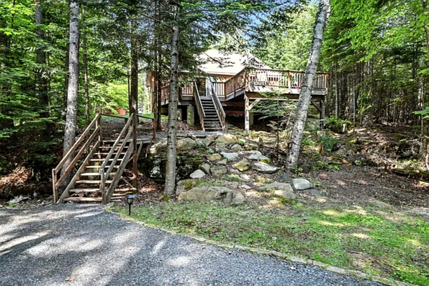 Scenic Lakefront Escape with Spacious Deck & Nature Views in Greenville, Maine