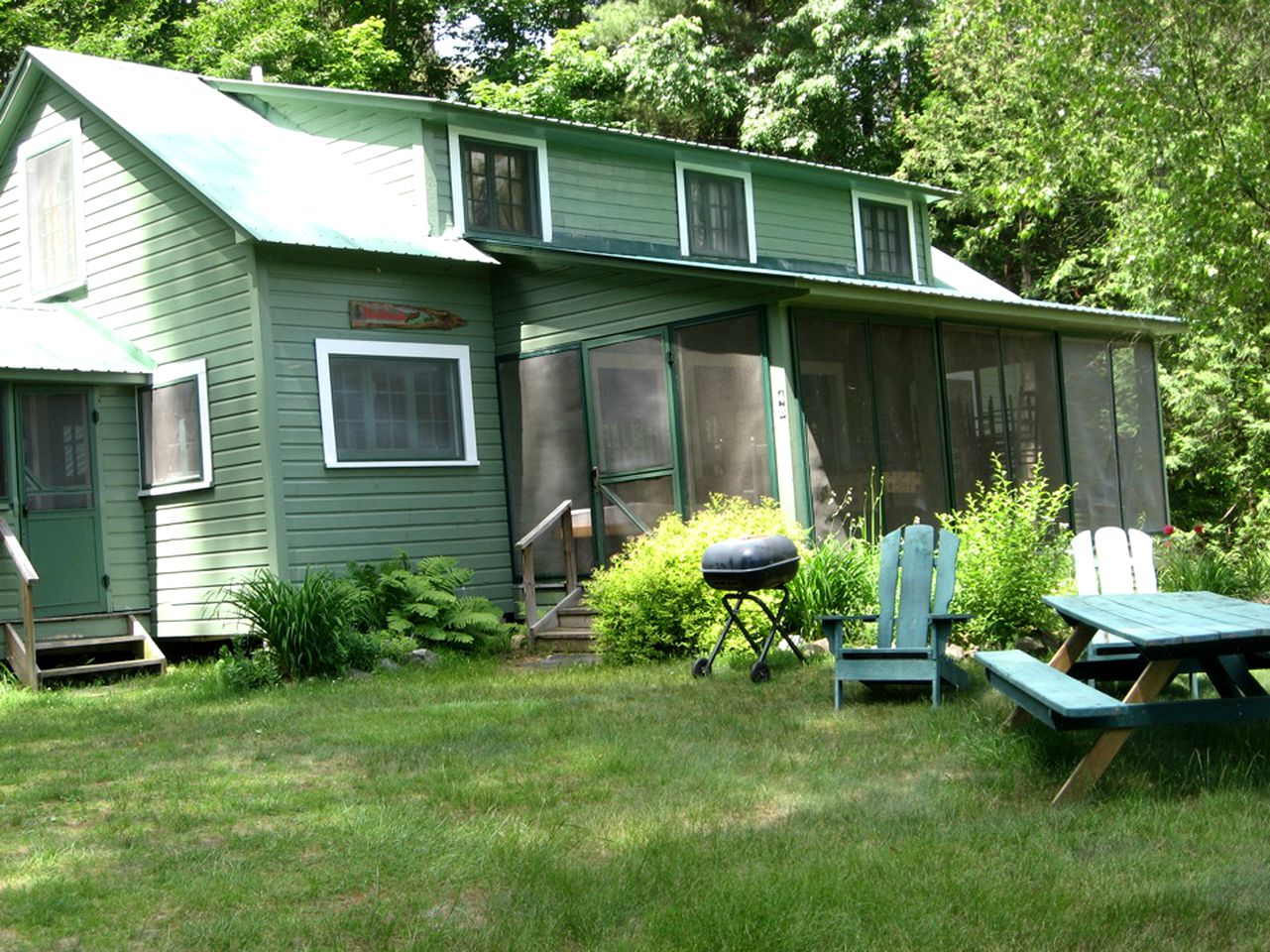 Secluded Group Rental in the Woods with Stone Fireplace near Plattsburgh, New York