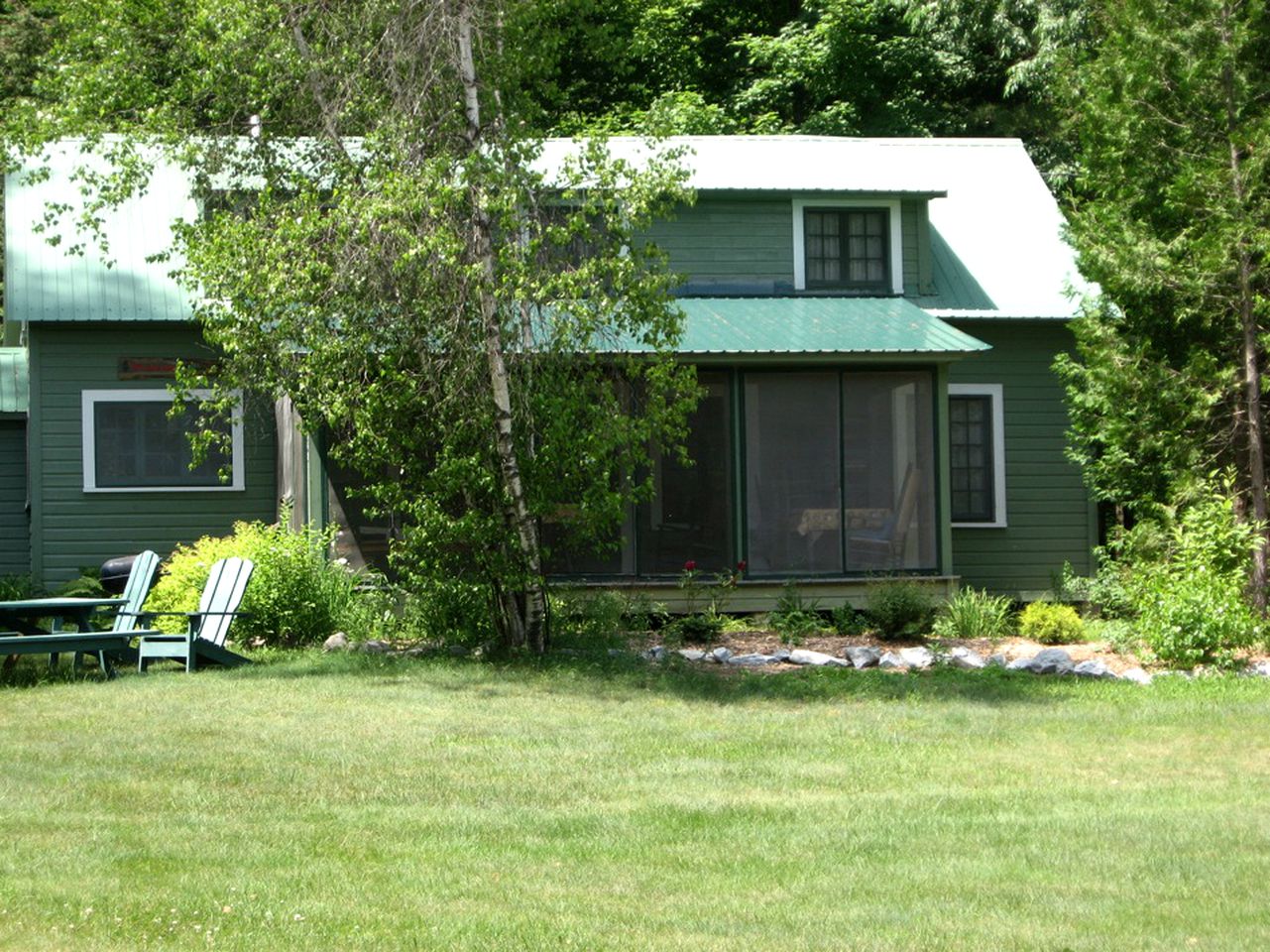 Secluded Group Rental in the Woods with Stone Fireplace near Plattsburgh, New York