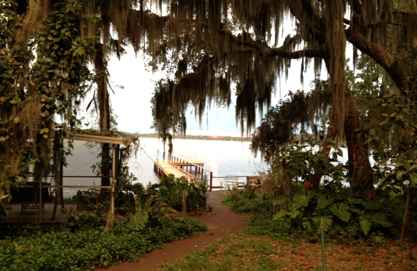 Secluded Cottage Rental with Private Dock on Idyllic Lake Josephine, Florida
