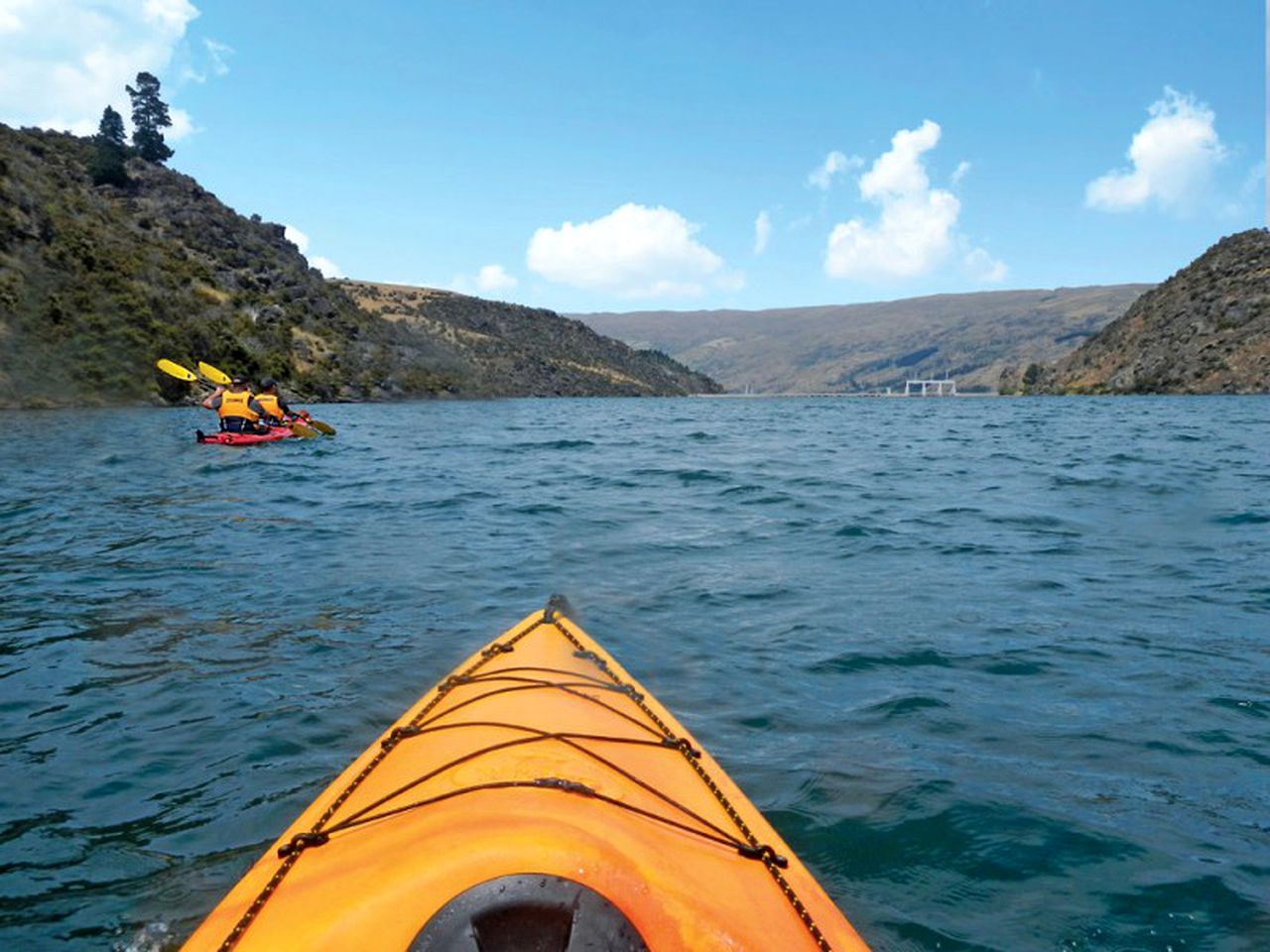 Couples' Holiday on Lake Roxburgh in Central Otago, New Zealand