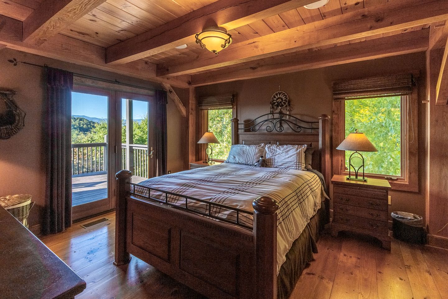Luxury Timber Frame Cabin with Lake Views & Private Trails near Fontana Lake and Bryson City, NC