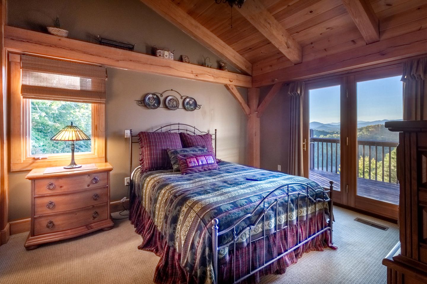 Luxury Timber Frame Cabin with Lake Views & Private Trails near Fontana Lake and Bryson City, NC