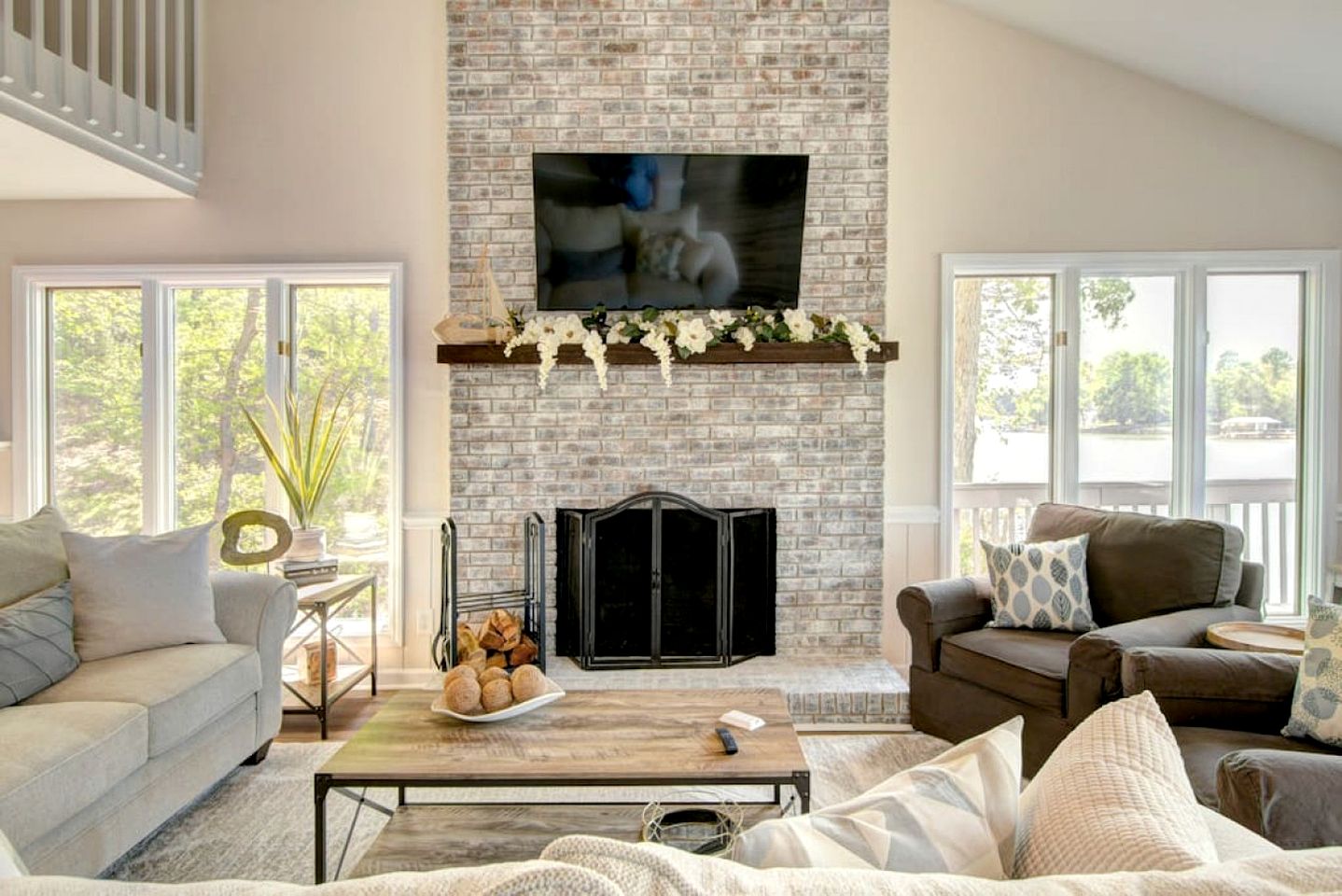 Embrace Nature in this Lakefront Cottage with Fire Pit in Charlotte, North Carolina