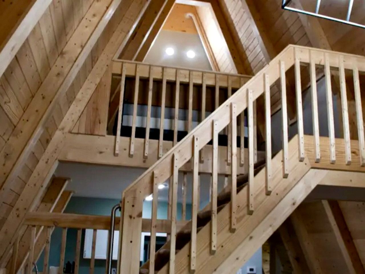 Lakefront A-Frame with Lofted Interior Ideal for Outdoor Activities in Michigan